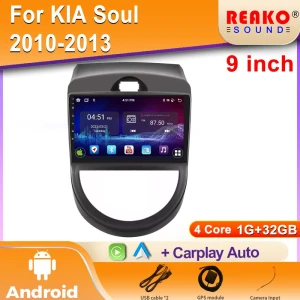 4G Carplay Smart Stereo with Android Auto and 360 Camera — Car Infotainment System, Reakosound