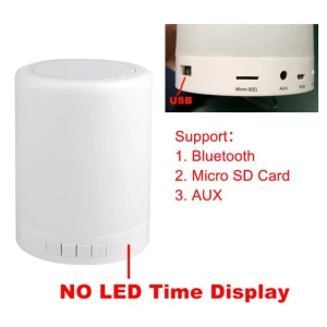 Bluetooth Speaker Night Light — Desk Lamp, Clock-Mall
