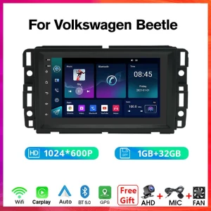 Car Radio with Wireless Carplay Android Auto — Car Infotainment System, NAVIGUIDE Car Life
