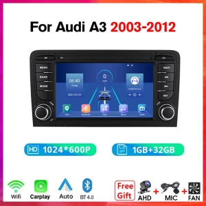 Car Radio with Wireless Carplay Android Auto — Car Infotainment System, NAVIGUIDE Car Life