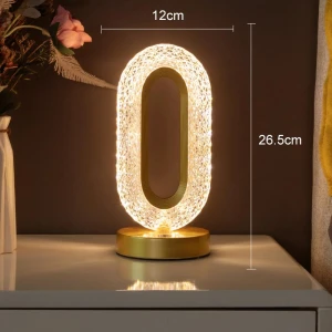 Crystal LED Desk Lamp, Binchi Lighting Appliances