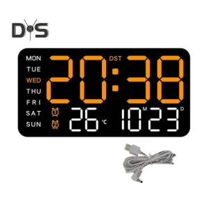 Digital Wall Clock with Large Display, DYS Home Decor