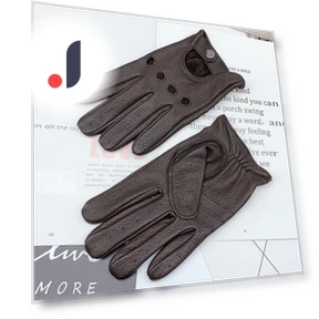 Leather Touchscreen Gloves for Motorcycle Riding and Driving — Gloves