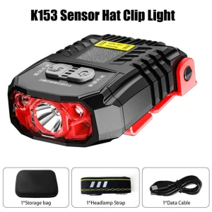 Mini USB Rechargeable Touch Clip Hat Light, Binchi Lighting Appliances