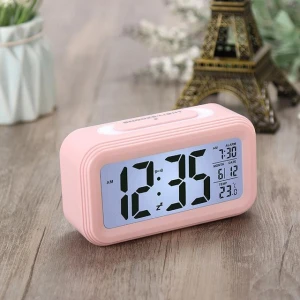 Multifunctional Digital Alarm Clock with LED Backlight, TOP HOME