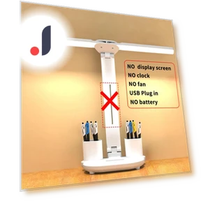 Rechargeable Foldable Touch LED Desk Lamp with Dual Heads — Desk & Table Lighting, Lighting Life Hub