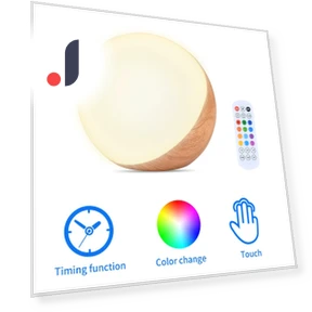 Rechargeable Touch Night Light with Remote Control — Night Lights, Binchi Lighting Appliances