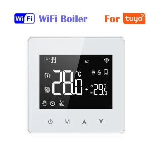 Smart Home Temperature Regulator for Gas Boiler — Smart Thermostat, White Dream