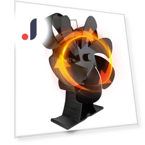 Stove Fan with Electric Drive — Fireplace Fans, Meterk