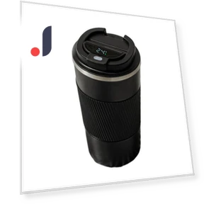 Thermal Mug with Temperature Display — Beverage Warmers, Kitchen artifact