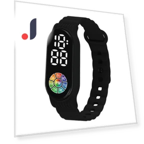 Touch Control Digital Display Wrist Watch — Wearable Accessories, Glaring watch