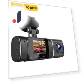 Touch Screen Dash Cam with Dual Lens — Dashboard Cameras, Optimized General