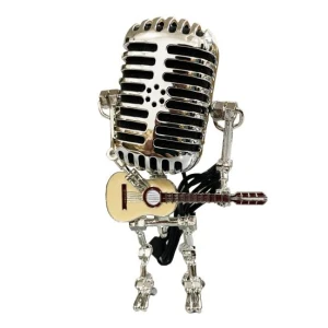 Vintage Robot Microphone Night Light, Cleaner Products