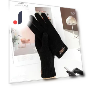 Winter Autumn Men's Knitted Touchscreen Gloves — Cold Weather Gloves, Outdoor Boutique TOP