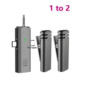 3-in-1 Wireless Lavalier Microphone, YJMP Electronic