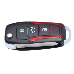 315 MHz 4 Button Auto Smart Remote Control Folding Keychain, Car Yours Baby