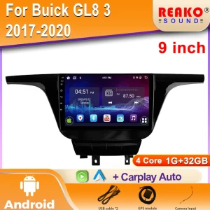 IPS Touchscreen Multimedia Video Player with GPS Navigation — Car Infotainment System, Reakosound