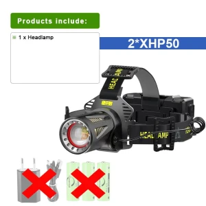 LED Touch Flashlight XHP50, Factory Discount Outlet