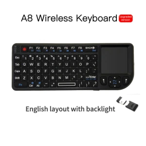 Mini 2.4G RF Wireless Keyboard with Backlight — Bluetooth Keyboard, Refreshing Home