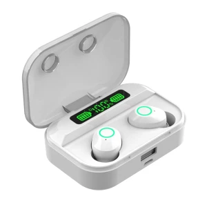 Smart Bluetooth Headset with Touch Digital Display — Wireless Earbuds, Andoer