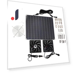 Solar-Powered Exhaust Fan — Ceiling Fans, Enjoy Smart Home
