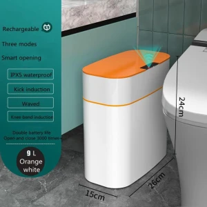Touch Sensor Trash Can — Smart Trash Can, Elegant Living House
