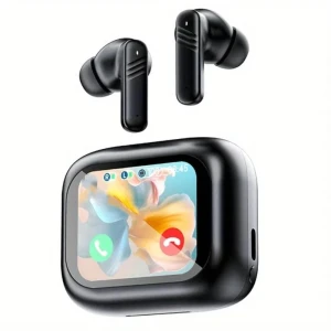 Active Noise Cancelling Headphones with Smart Touch Screen — Wireless Earbuds, CANKE