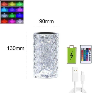 Crystal Table Lamp, Refreshing Home