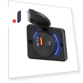 Dual PD QC3.0 Socket Car Charger — Chargers, Cars Auto Home