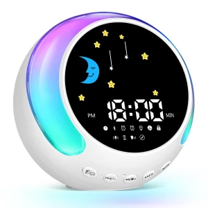 Kids Alarm Clock with Bluetooth Speaker, KaWaLL Fashion