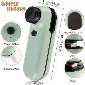 Mini Bag Sealer and Cutter, Refreshing Home