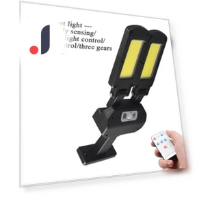Outdoor Solar Motion Sensor Light — Outdoor Security & Flood Lighting, LIUXING Fire Solar Lamp