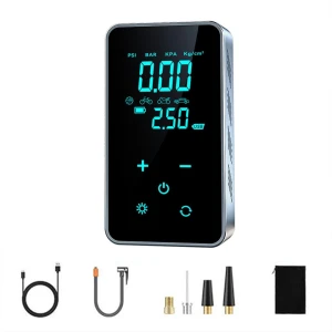 Portable Air Compressor with LED Emergency Lights, Cars Auto Home