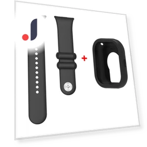 Silicone Strap with Protective Case — Smartwatch Straps, Sunshine168
