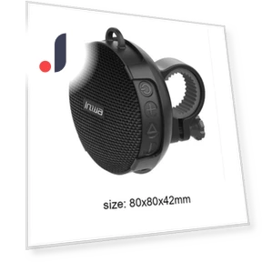 Smart LED Digital Display Wireless Bike Speaker — Phone Accessories, Fashion GZ
