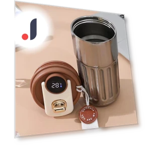 Smart Temperature Display Insulated Cup — Beverage Warmers, TOP HOME