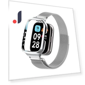 Stainless Steel Strap with Magnetic Loop — Smartwatch Accessories, PINSENDA