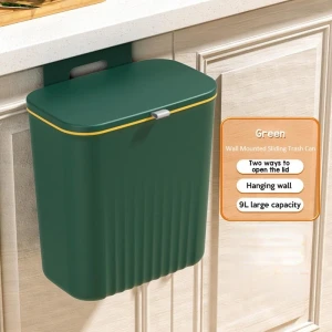 Wall-mounted trash bin 9L for kitchen cabinet storage, Dongfang HOME C