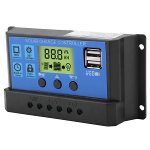 Dual USB Solar Panel Charge Controller, Fishine