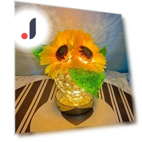 Rechargeable Wireless Sunflower Flower Lamp — Lighting Accessories, Great3C