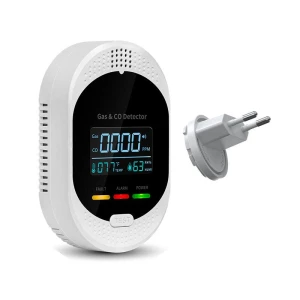 4-In-1 Gas CO Alarm Detector With Temperature Humidity LCD Display, yieryi