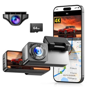 Dual Camera 4K Dash Cam, Zen-Japan Electronics