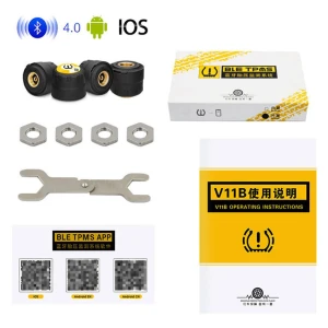 Smart 4.0 Car TPMS Bluetooth Tire Pressure Monitoring System, Busim love
