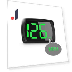 Smart Car GPS HUD Head Up Display Digital Speedometer — Navigation & GPS Accessories, A Auto Parts Mall