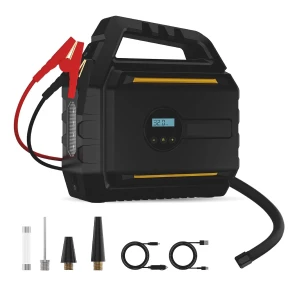Smart Tyre Inflator with Jump Starter, Navya Handicraft