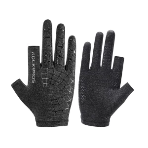 Summer Cycling UV Protection Fingerless Gloves, JP Create mege
