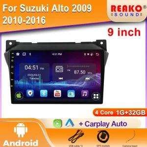 2din DVD Carplay Android Navigation Player — Car Infotainment System, Reakosound