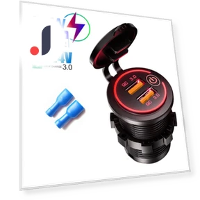 60W 2-Port USB Car Charger — Vehicle Power Solutions, World Auto Parts