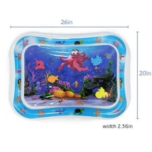 Inflatable Baby Water Mat for Tummy Time, ZestCasa