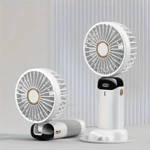 Universal 5-Speed Mini Fan with LED Display, Popular House